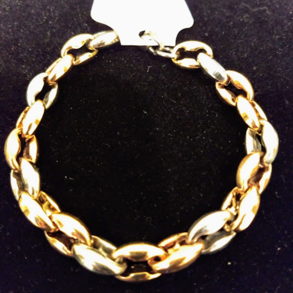 Men's Stainless Steel Tri-Color Rope Bracelet-9"
